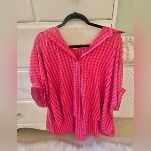 Lyn Burches Pink Blouse